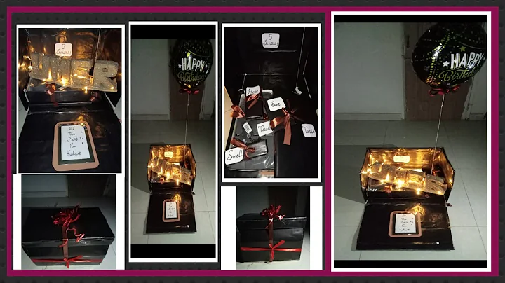 5 senses gift box💡l Birthday surprise l DIY gift💡l 5 senses gift theme l DIY l Art & craft by hamda