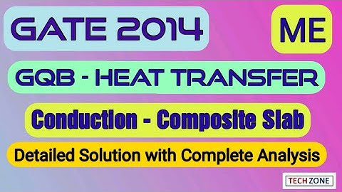 GQB||GATE 2014||ME||Heat Transfer||Conduction||Composite Slab