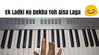 Ek Ladki Ko Dekha Toh Aisa Laga | Title song | Easy Piano Tutorial | Sonam | Rajkummar | Darshan