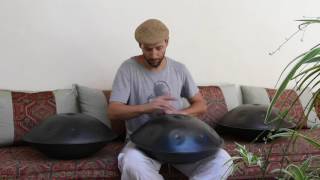 Noblet Handpan Aeolian played by Joan Orench