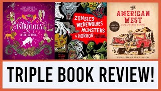 Astrology Zombies Werewolves Monsters Horror The American West Colouring Books Review