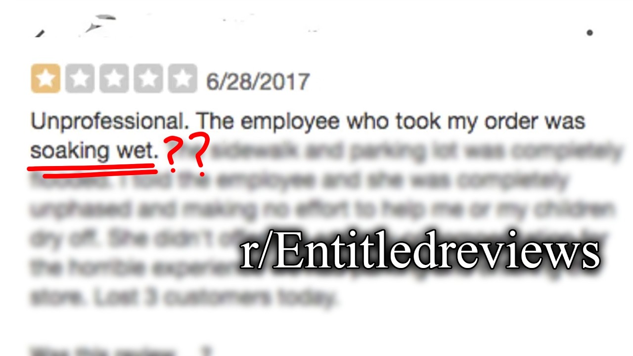 r/Entitledreviews | i'm shaking and crying