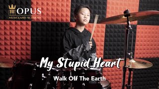 Walk Off The Heart - My Stupid Heart Kid Version Drum Cover By Opus Musicland Academy Student