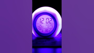 Digital Alarm Clock Glowing LED Light Night Lamp 7 Colors #lazadabudol #shopeebudol