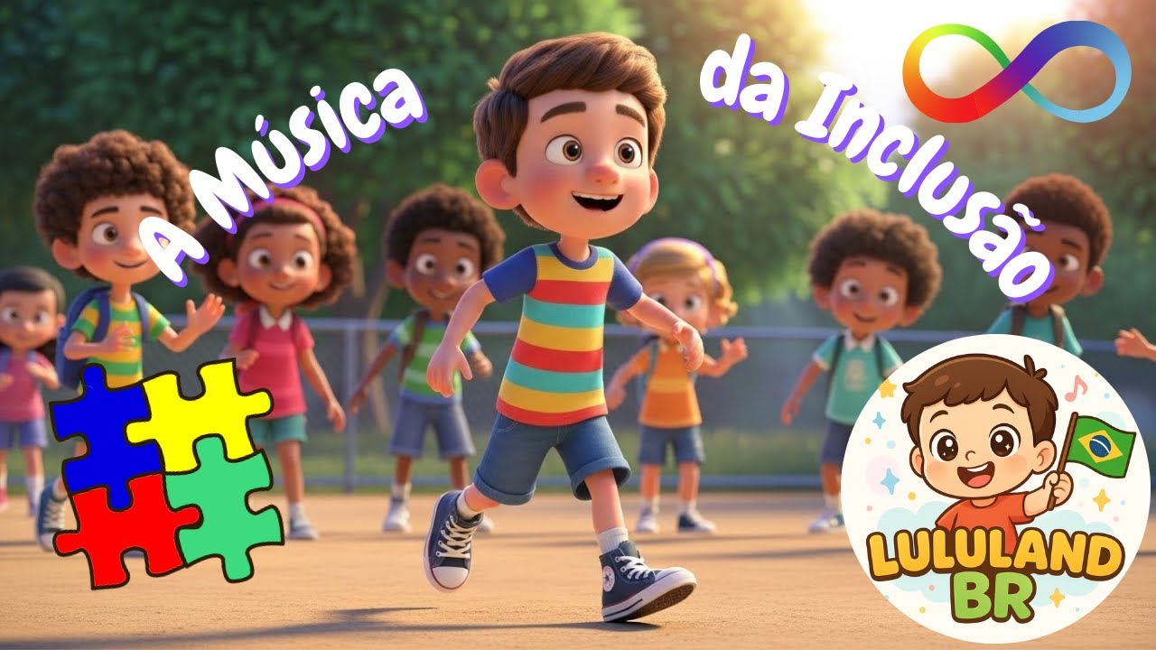 🧩Conscientização do AUTISMO 🧩 com a música da Inclusão | Lululand BR ...
