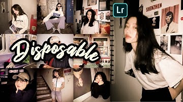 Lightroom Mobile Presets Free Dng | Lightroom Presets Tutorial | Disposable Camera Filter Preset