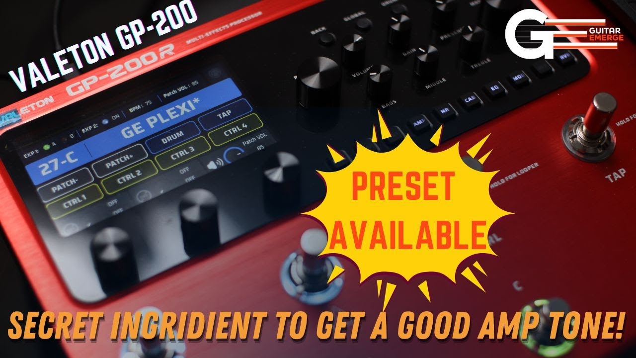 Valeton GP-200 Marshall Plexi Preset (Secret Ingredient To Get Good Amp ...