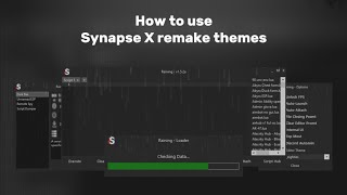 How to use Synapse X Remake Themes | Animated | gif support