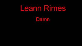 Watch Leann Rimes Damn video