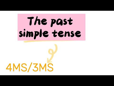 The Past Simple Tense 3MS 4Ms تلاميذ السنة الثالثة والرابعة متوسط 