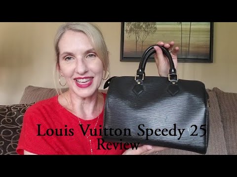 LOUIS VUITTON SPEEDY 25 REVIEW: Vintage Epi Noir, Meet Penelope