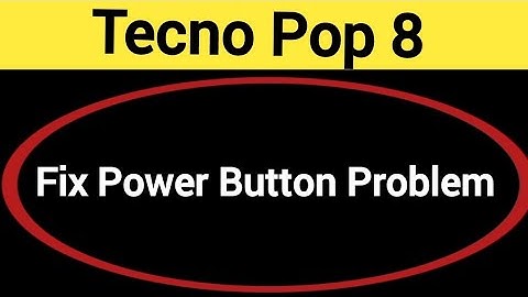 How to fix power button problem Tecno Pop 8, how to fix auto restart problem