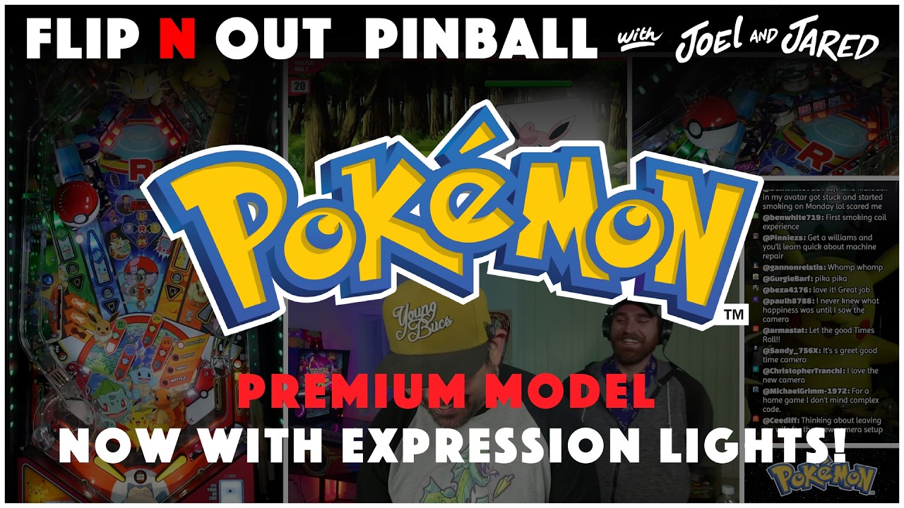 🔴LIVE - Pokémon Premium Pinball Machine by Stern Pinball!