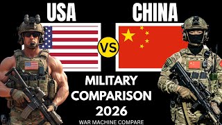 USA vs China Military Power Comparison 2026 | China vs USA Military Power 2026