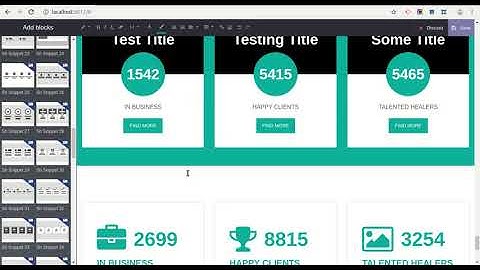 Counter Snippet Odoo