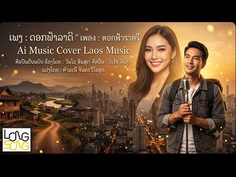 ดอกฟ้าราตรี (ດອກຟ້າລາຕີ) Ai Music Cover (Audio Version)