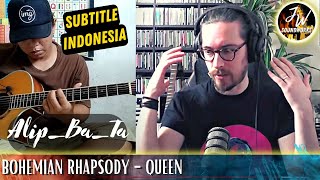 Alip Ba Ta - Bohemian Rhapsody - subtitle indonesia - Analysis/Reaction by Pianist/Guitarist