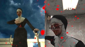 Evil Nun | All Game Over Scenes | AB Gaming Studios