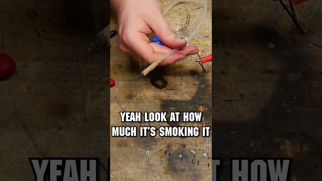 Vtuber makes a robot smoke a fat joint