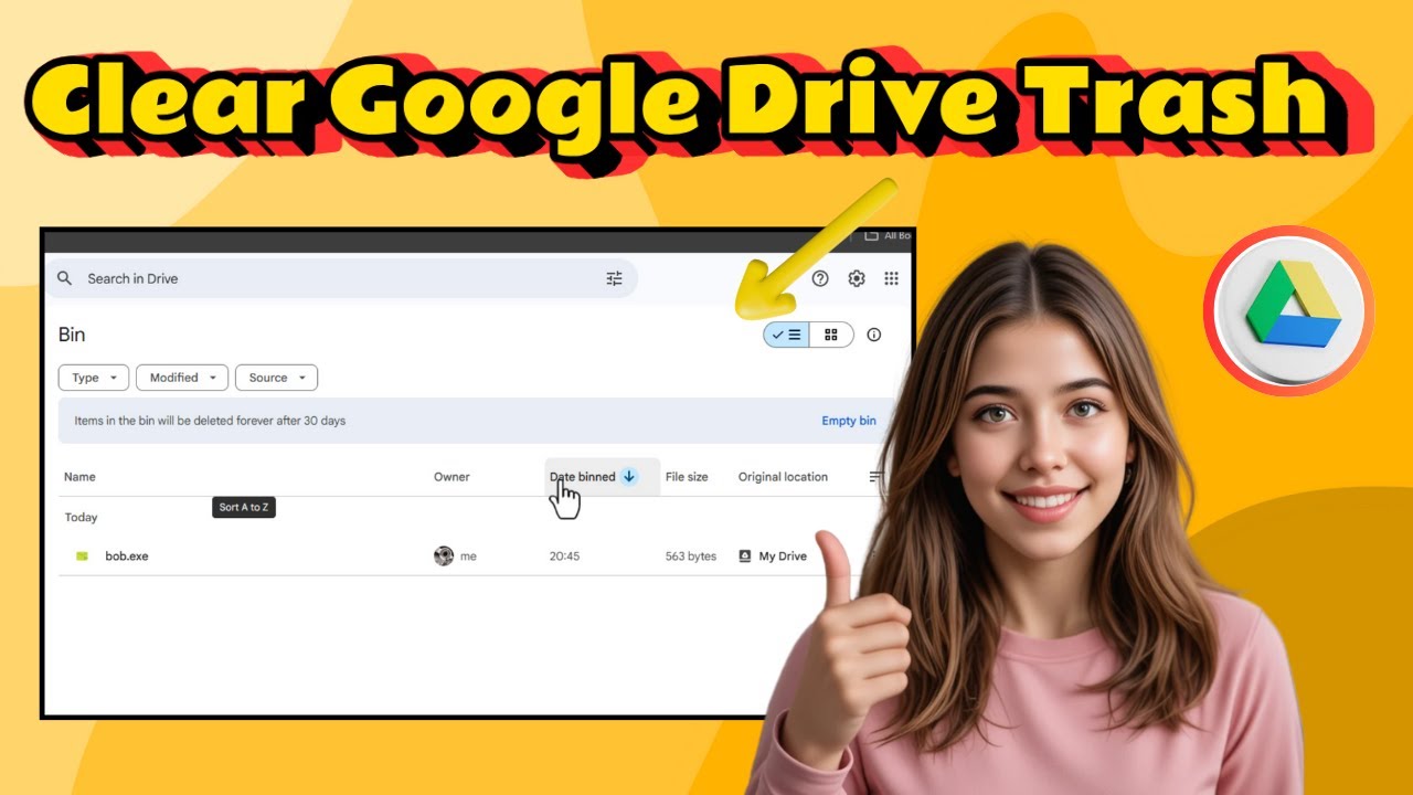 Как очистить корзину в Google Диске | Освободите место на диске (2025)