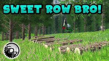 Cutting A Perfect Row! | Farming Simulator 2017 | Logging & Forestry #125