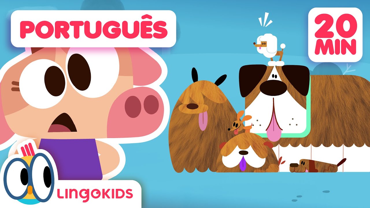 Cuidando dos pets! 🐶🐱 Lingokids desenhos