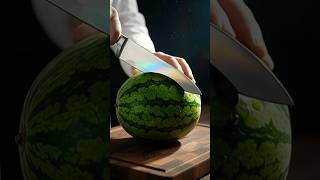 Chef Cutting Watermelon 🍉 😱🔪| AI Generated #shorts