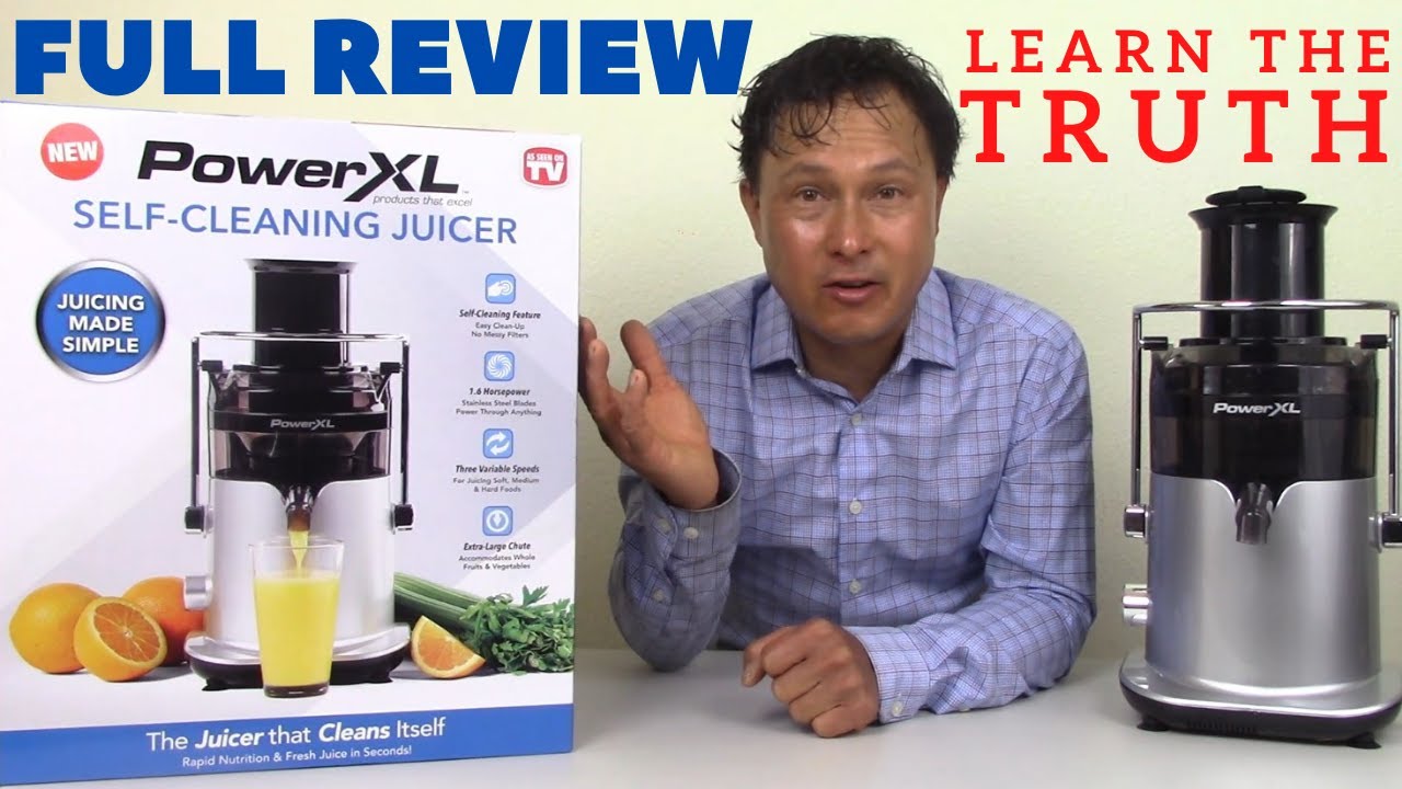 Does the PowerXL Self-Cleaning Juicer Clean Itself? Full Review