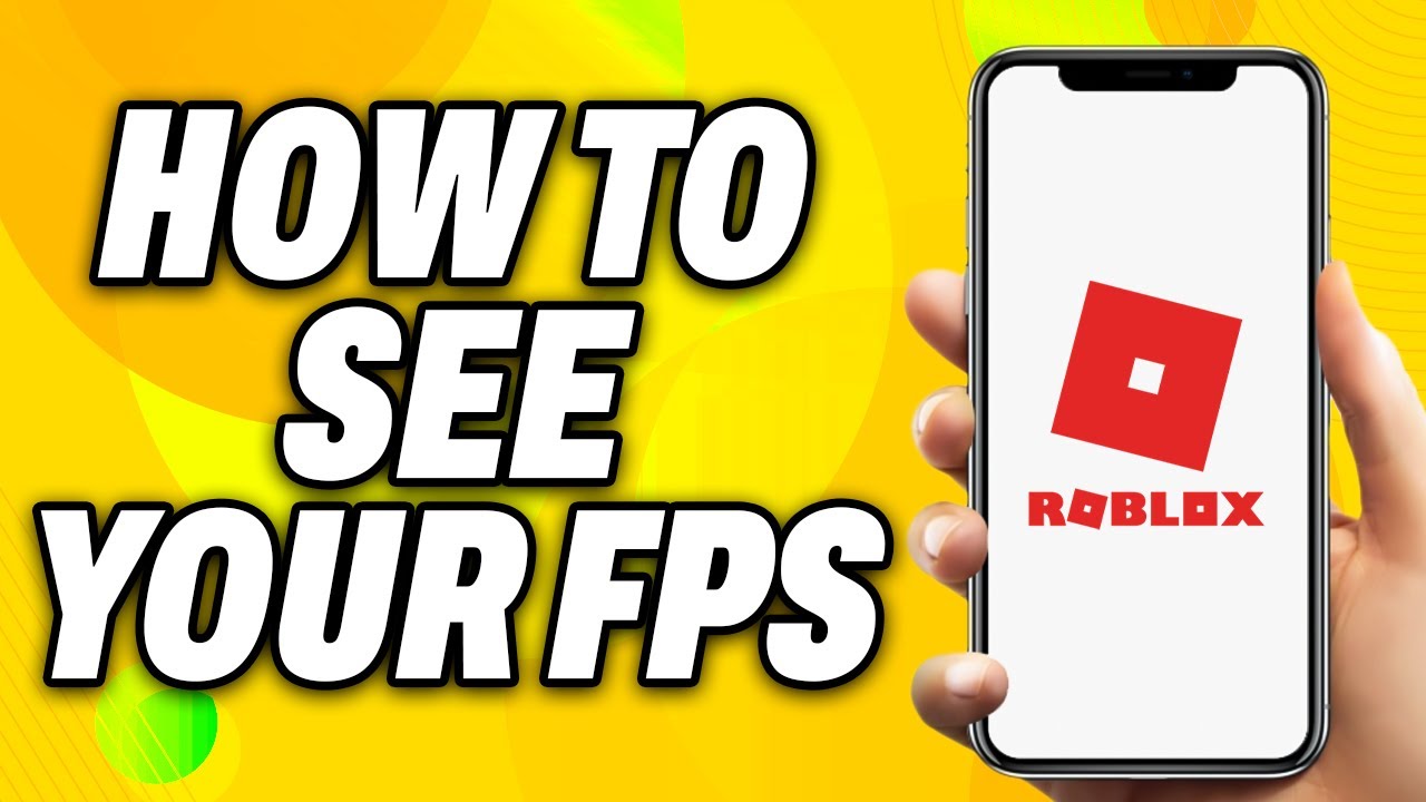 How To See Your FPS In Roblox Quick Fix YouTube 
