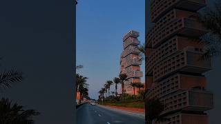 Driving in Palm Jumeirah Dubai at Sunset 🇦🇪 #palmjumeirah #dubai