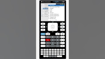 How to find the Derivative on a TI-NSPIRE Calculator