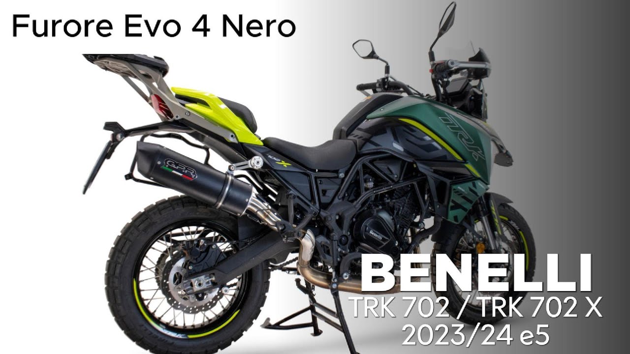 GPR Scarico Completo Furore Nero Per Triumph Street Triple 675 (2007-2012) – Omologato Con Raccordo