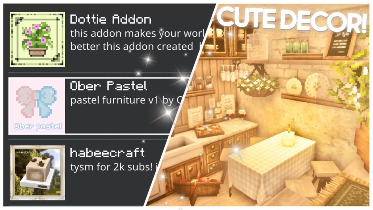 Insanely cute decoration mods you have to try for minecraft pe 1 19 