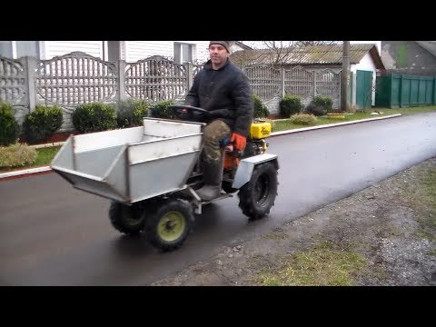 Минитрактор самодельный из мотоблока