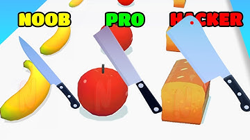 Slice Tycoon Gameplay - NOOB vs PRO vs HACKER (iOS/Android)