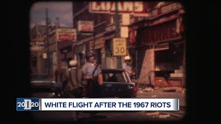 White Flight after the 1967 Detroit riots