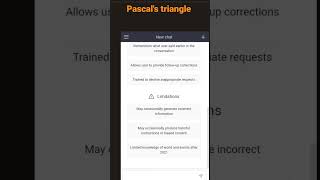 Pascal's Triangle| #chatgpt #leetcode #pascalstriangle #shorts #coding