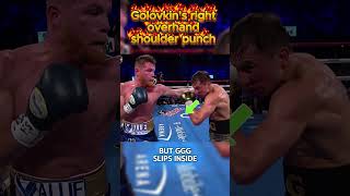Golovkin's right overhand shoulder punch analysis and tutorial