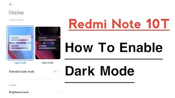 Redmi Note 10T How To Enable Dark Mode | Redmi Note 10T Me Dark Mode Kaise Apply Kare
