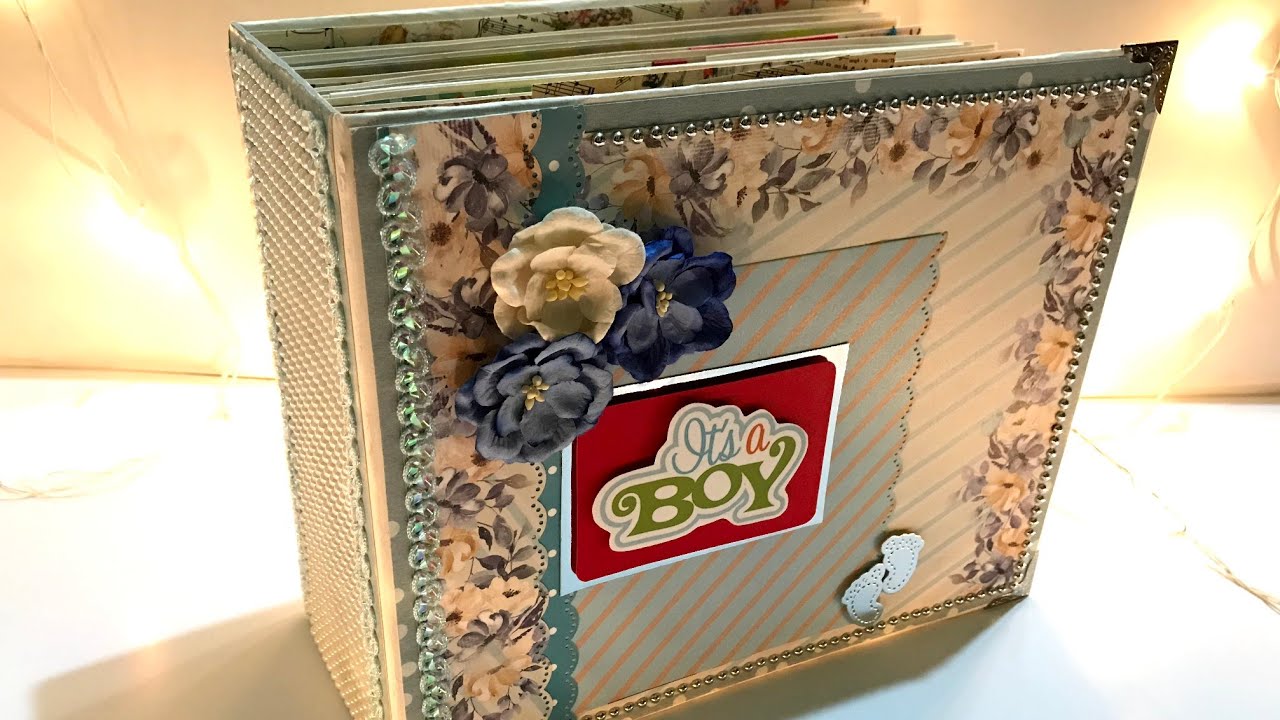 Scrapbook ideas || Scrapbook for baby boy || Scrapbook or baby girl || Scrapbook for baby