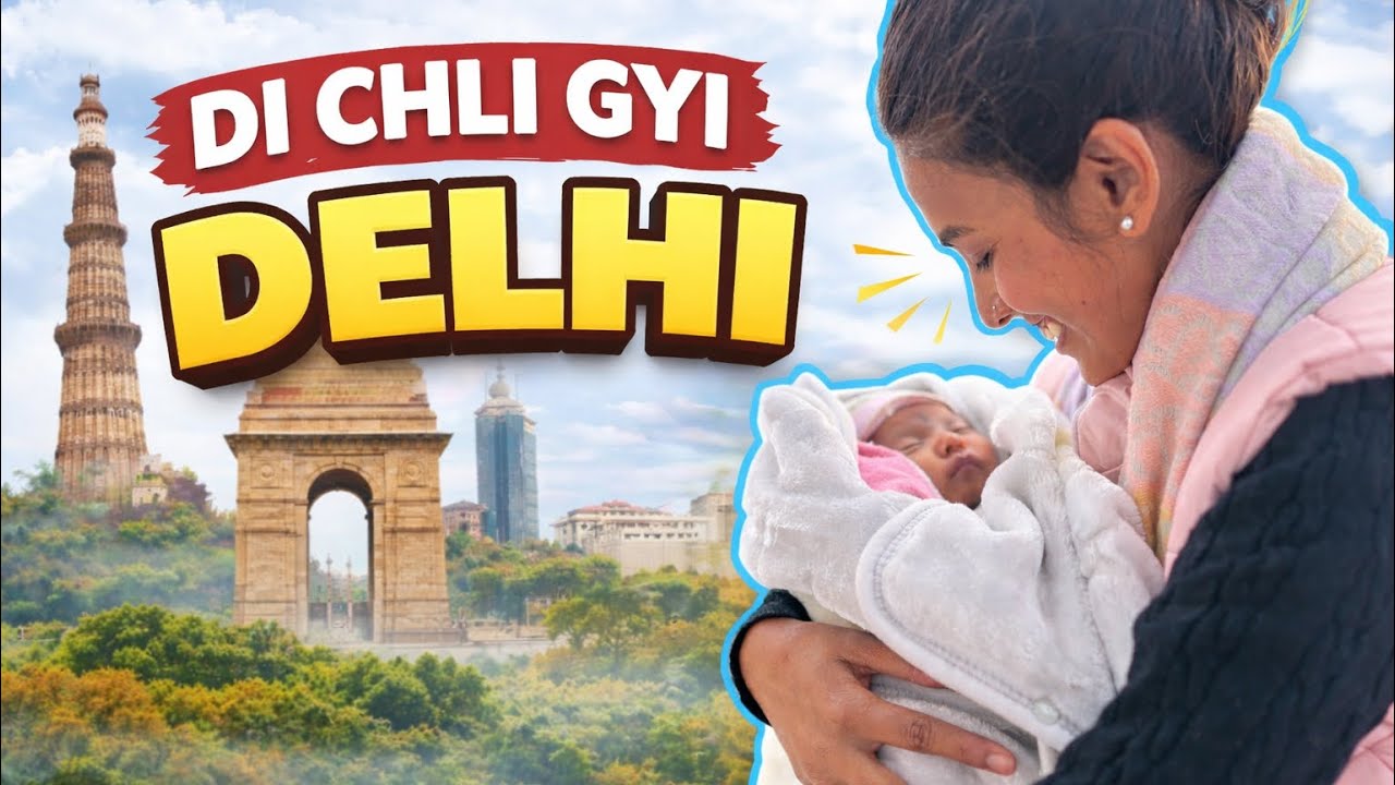 	“Nayi Mommy, Nayi Princess 👑 |                           Di chli gyi delhi 🥺🫂