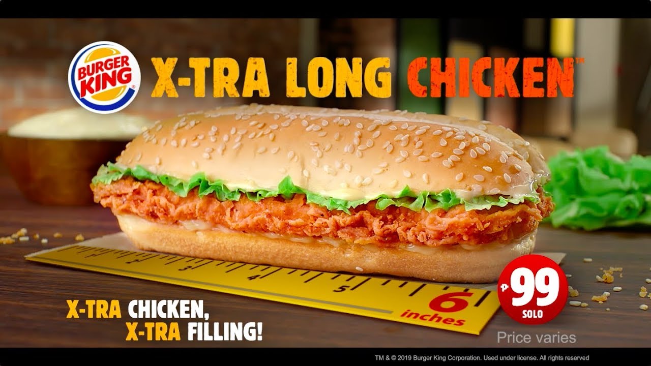 Wie Viel Kostet Ein Long Chicken Bei Burger King Burger King | X-Tra Long Chicken - YouTube