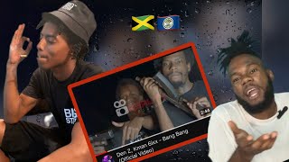 Belize 🇧🇿 VS Trinidad 🇹🇹 Den Z, Kman 6ixx - Bang Bang (Official Video) Reaction