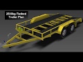 Trailer plans  2500kg flatbed trailer plan  wwwtrailerplanscomau