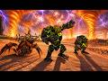 Green Tide vs Iron Cold: Epic 4K Battle 🌊🗡️