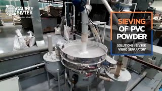 Satisfy Remarkable Happening Vibratory Separator for PVC Powder Sieving - YouTube