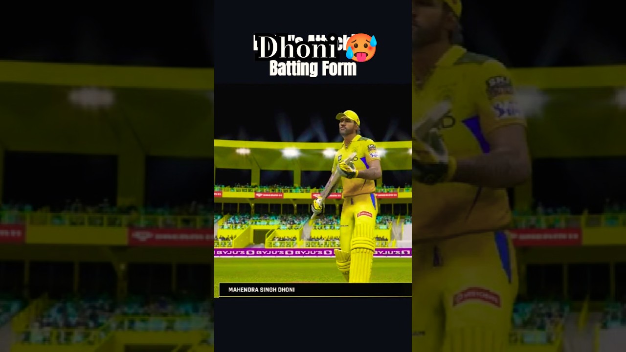 DHONI's Attacking Batting 🔥 