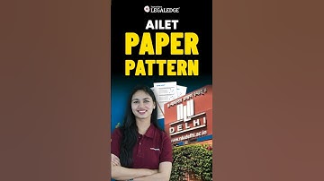 AILET 2025 Exam Pattern Explained! #clat2025 #clatprep