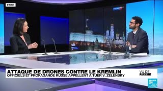 Vu de Russie : attaque de drones sur le Kremlin, la propagande russe appelle à tuer Zelensky