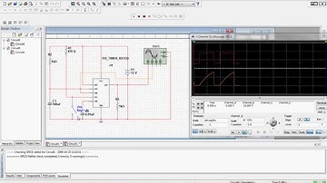 monostable Multivibrator in multisim